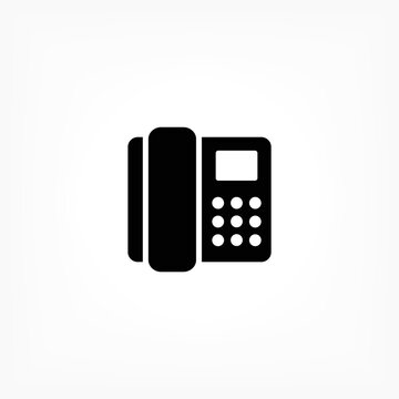 Home phone  vector icon , lorem ipsum Flat design