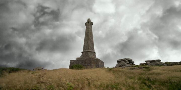 Carn brea monument near redruth cornwall uk 