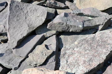 Flat rock collection.