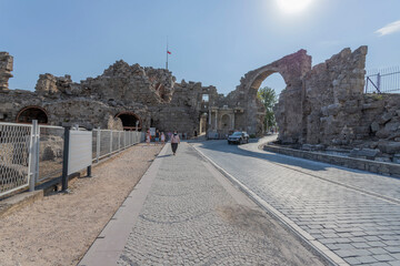 Side, Turkey Becaciana gates, main gates, arched gates