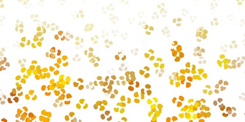 Light green, yellow vector template with abstract forms.