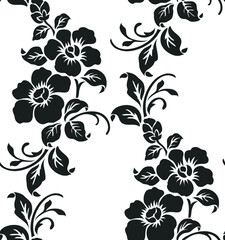 seamless floral background	