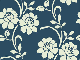 seamless floral background	