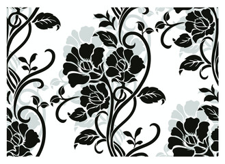 seamless floral background	