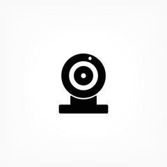 Webcam  vector icon , lorem ipsum Flat design