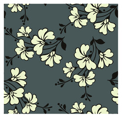 seamless floral background	