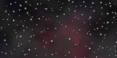 Dark Pink vector background with colorful stars. Colorful illustration in abstract style with gradient stars. Design for your business promotion.