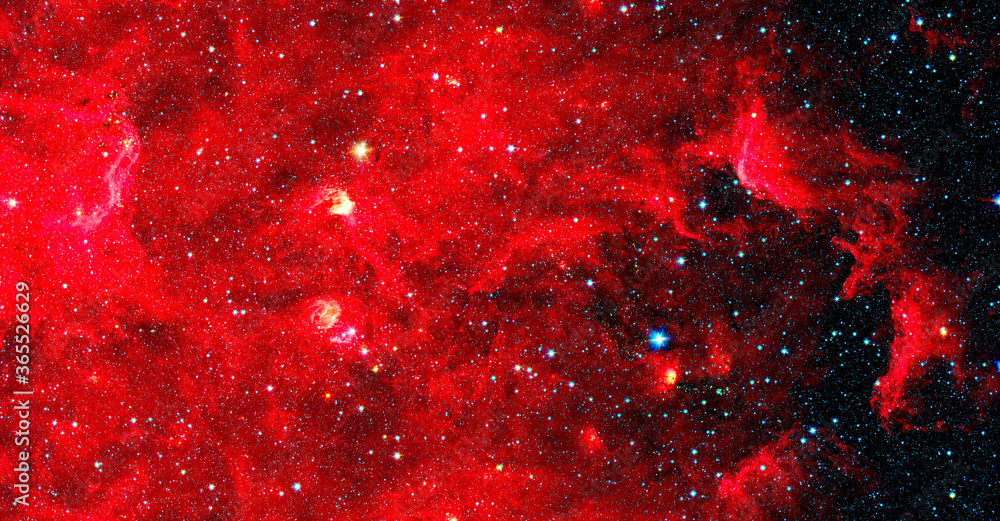 Canvas Prints red nebula. elements of this image furnished by nasa