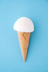 ice cream on colorful background