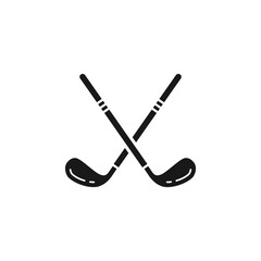 Golf stick icon vector illustration