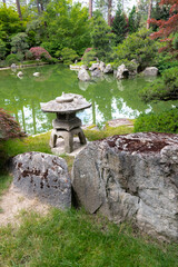 Public Japanese Garden with Pond