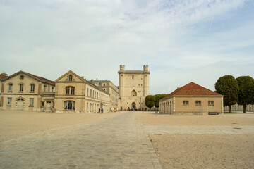 old castle in the city