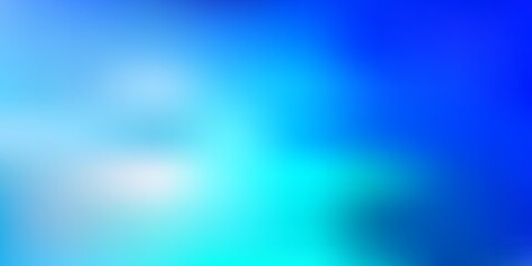 Light blue, green vector blur pattern.