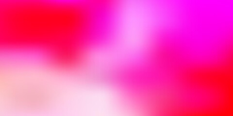 Light red, yellow vector blur background.