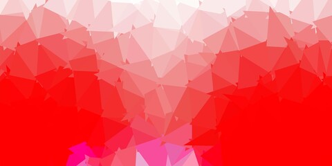 Light red vector geometric polygonal wallpaper.