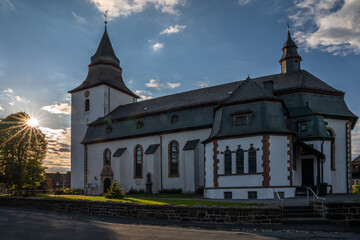 Fototapeta na wymiar Parish church, Winterberg, Germany