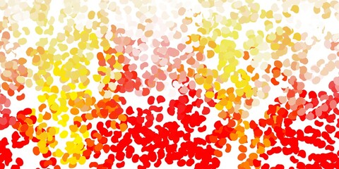 Light orange vector backdrop with chaotic shapes.