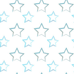 Obraz premium Seamless pattern with stars.Design template for wallpaper,fabric,wrapping,textile
