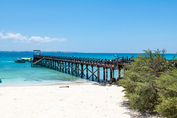 Pier on Prison Island, Zanzibar, Tanzania