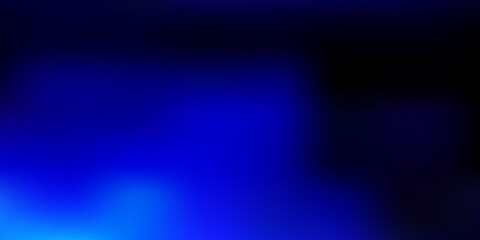 Dark blue vector gradient blur backdrop.