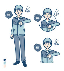 simple delivery man_Booing