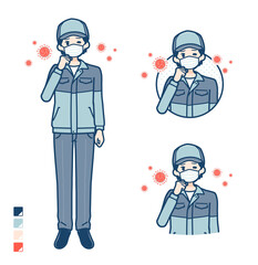 simple delivery man_infection virus