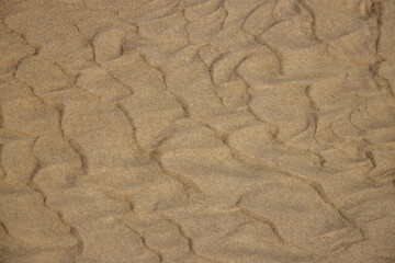 Fototapeta na wymiar original background of golden sand on the beach