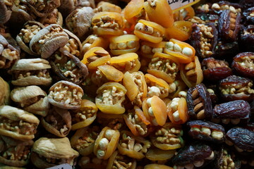 Turkish delights - dried apricots and nuts 