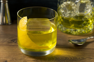 Boozy Refreshing Gin Old Fashioned Cocktail