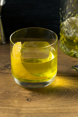 Boozy Refreshing Gin Old Fashioned Cocktail