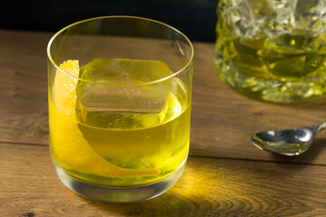 Boozy Refreshing Gin Old Fashioned Cocktail