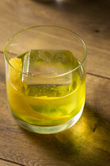 Boozy Refreshing Gin Old Fashioned Cocktail