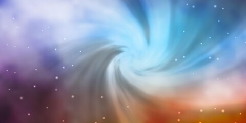 Obraz premium Light Blue, Red vector background with colorful stars. Colorful illustration in abstract style with gradient stars. Pattern for wrapping gifts.