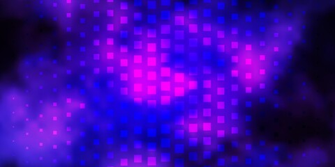 Light Purple vector template in rectangles. Abstract gradient illustration with colorful rectangles. Pattern for business booklets, leaflets