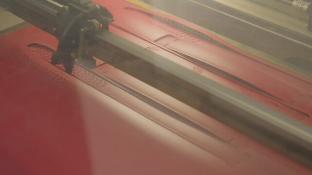 Lazer cutter cutting templates to make PPE and various other things