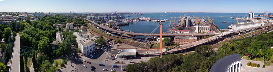 odessa ukraine port panoramic