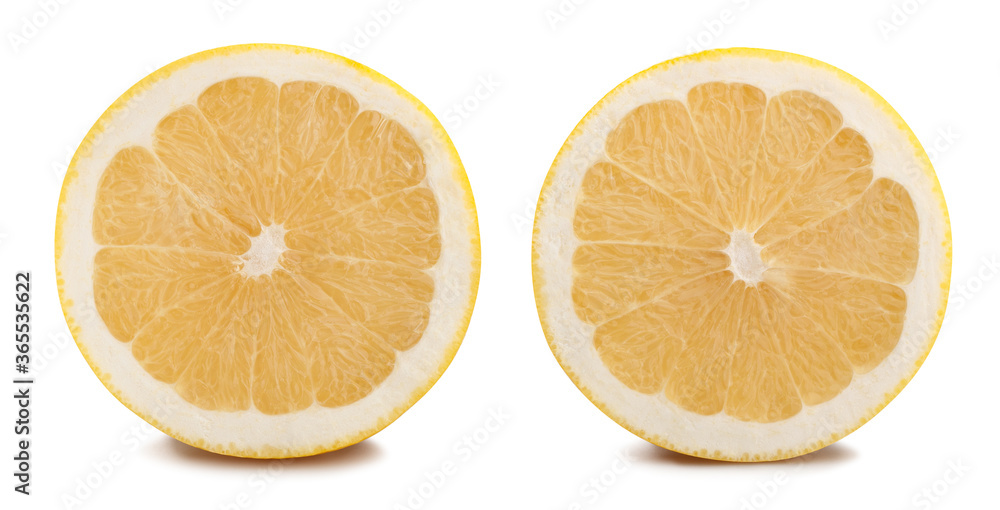 Wall mural white grapefruit