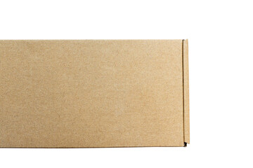 Carton, cardboard box, package isolated with copy space