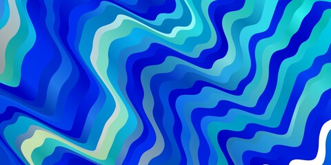 Light Blue, Yellow vector template with wry lines.