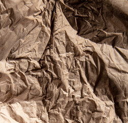 Crumpled paper as an abstract background.