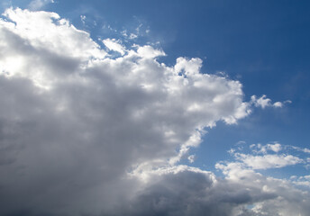 Clouds on the sky as a background.