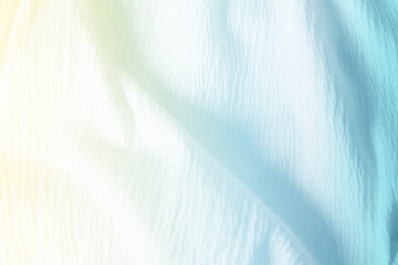 
soft fabric with color gradient as background