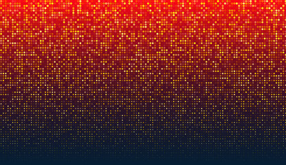 Background with gold glitter to place the inscription. Poster consisting of particles.