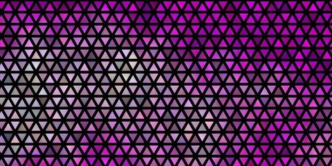 Light Purple, Pink vector backdrop with lines, triangles.