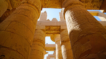 Luksor, Egipt, Karnak, Faraon, obelisk, monolit, starożytny © Artur