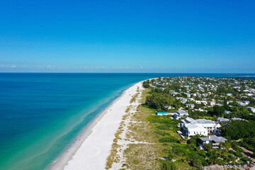 Aerial View of Anna Maria Island, Florida