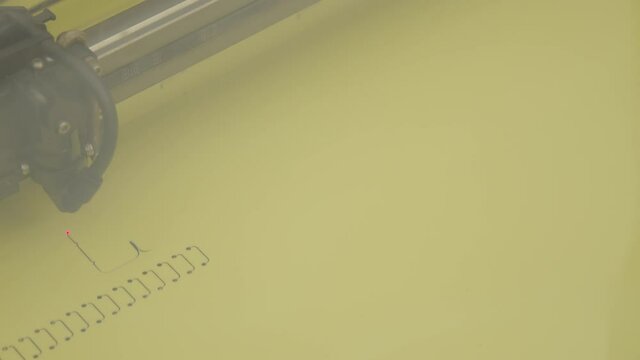 Lazer cutter cutting templates to make PPE and various other things 