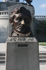 Abraham Lincoln tomb and memorial in Springfield Illinois