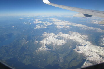 montagne dall'alto