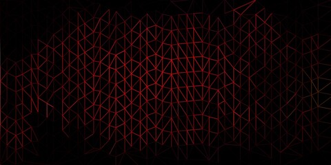 Dark multicolor vector triangle mosaic backdrop.